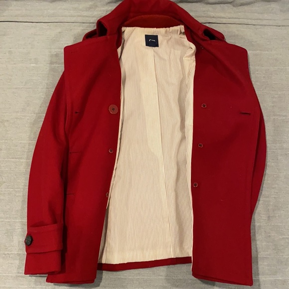 GAP Red Peacoat - Picture 4 of 4